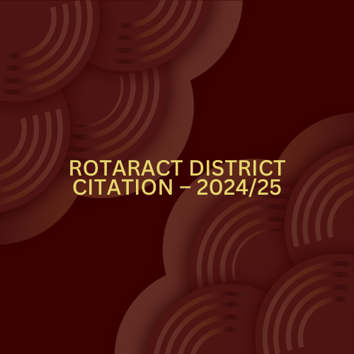 Award — 34TH Rotaract District Assembly : Rotaract District 3220 (2024)