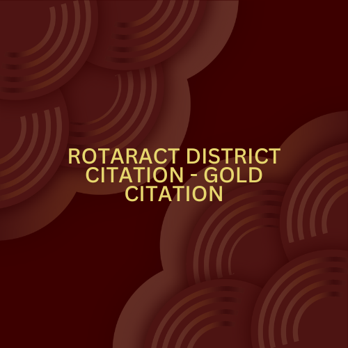 Award — 33rd Rotaract District Assembly : Rotaract District 3220 (2023)
