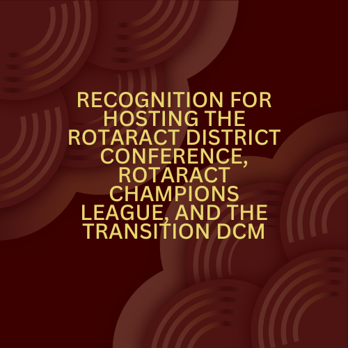 Award — 34TH Rotaract District Assembly : Rotaract District 3220 (2024)