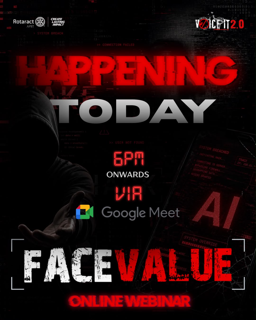FACE VALUE – VOICE IT 2.0: Phase 01