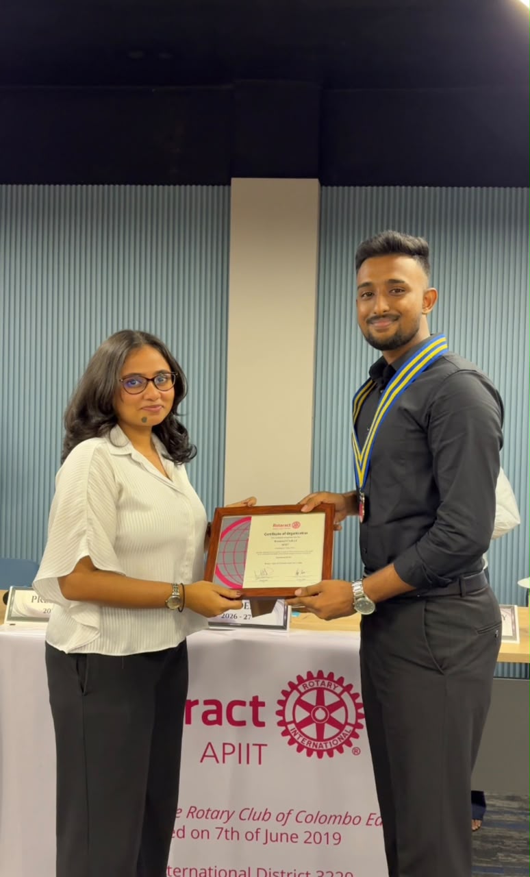 A New Chapter Begins: RAC APIIT Welcomes the 2026/27 Rotary Year